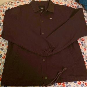 Drawstring vans jacket with buttons